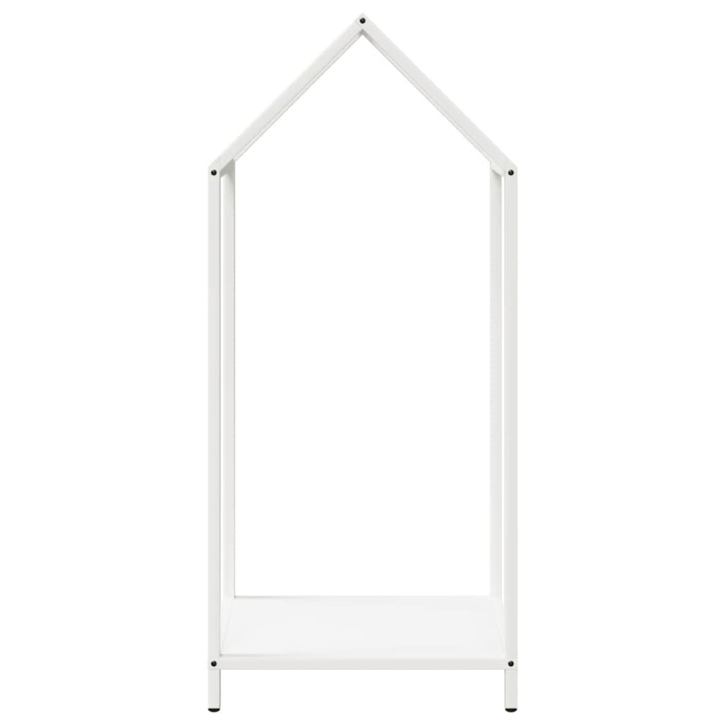 Rastrelliera per Legna da Ardere Bianca 40x25x90 cm 864296