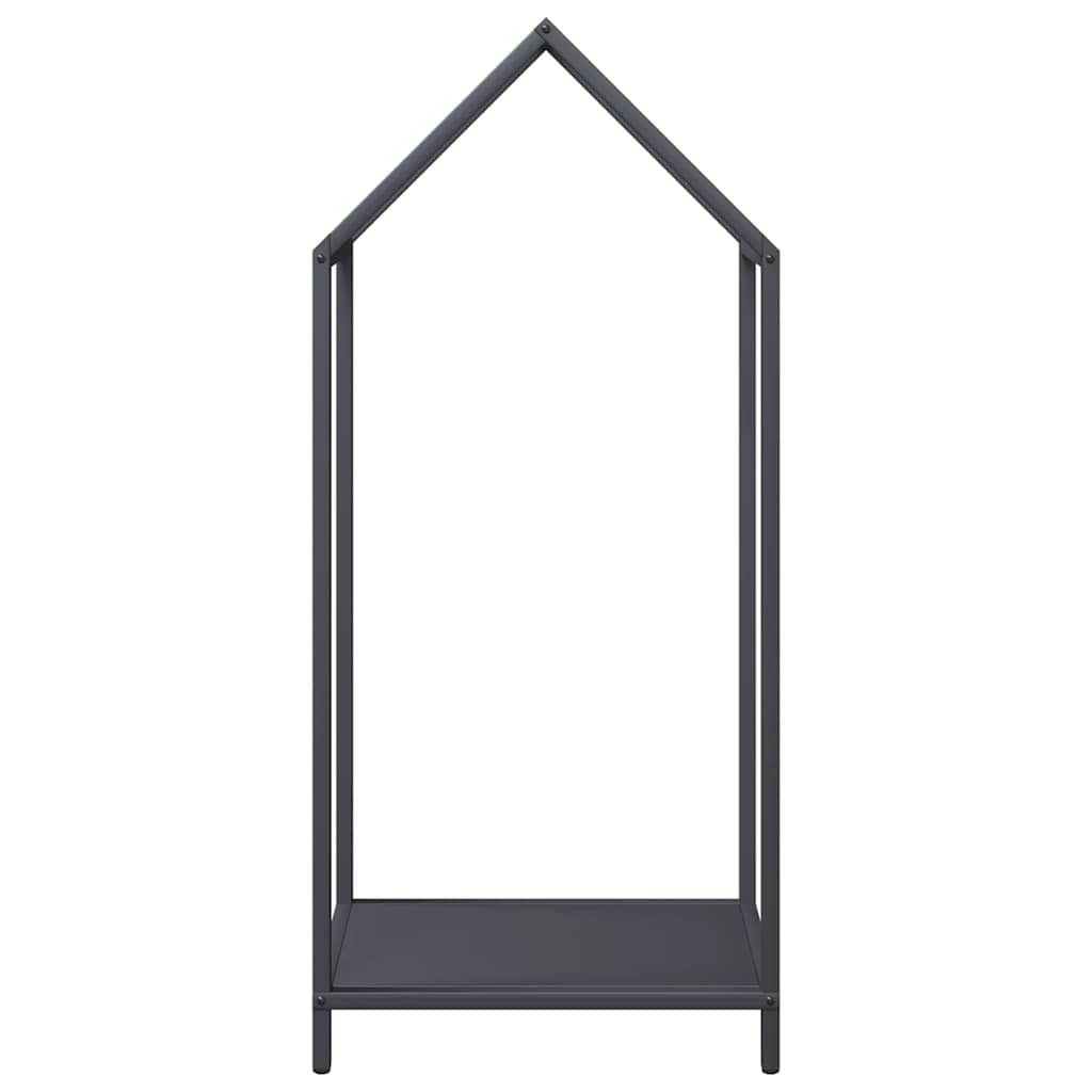 Rastrelliera per Legna da Ardere-Portalegna Antracite 40x25x90 cm