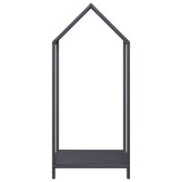 Rastrelliera per Legna da Ardere Antracite 40x25x90 cm 864297