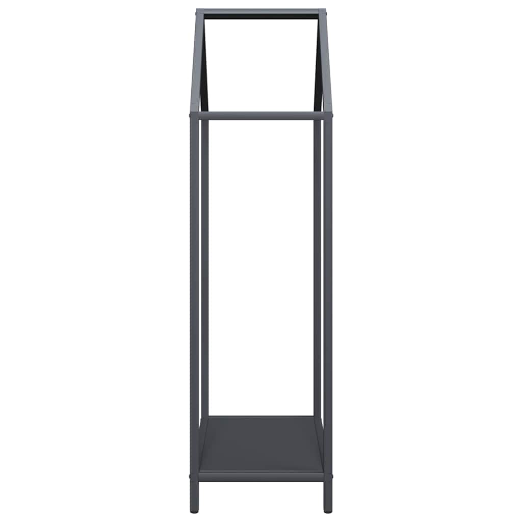 Rastrelliera per Legna da Ardere-Portalegna Antracite 40x25x90 cm