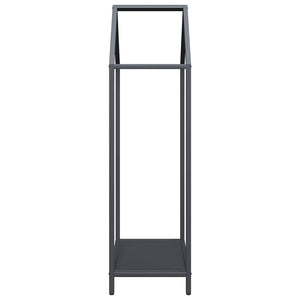 Rastrelliera per Legna da Ardere-Portalegna Antracite 40x25x90 cm