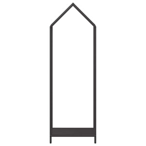 Rastrelliera per Legna da Ardere Nera 40x25x120 cm 864299