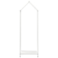 vidaXL Rastrelliera per Legna da Ardere Bianca 40x25x120 cm