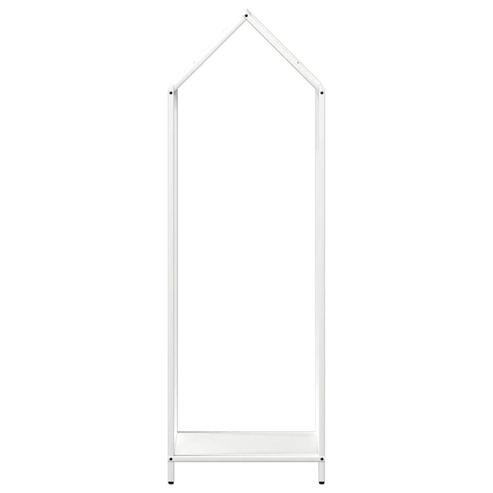 vidaXL Rastrelliera per Legna da Ardere Bianca 40x25x120 cm