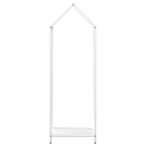 Rastrelliera per Legna da Ardere Bianca 40x25x120 cm 864300