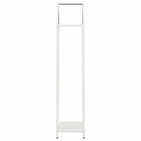 Rastrelliera per Legna da Ardere Bianca 40x25x120 cm 864300