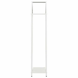 vidaXL Rastrelliera per Legna da Ardere Bianca 40x25x120 cm