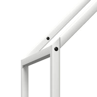 vidaXL Rastrelliera per Legna da Ardere Bianca 40x25x120 cm