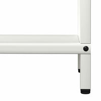 Rastrelliera per Legna da Ardere Bianca 40x25x120 cm 864300