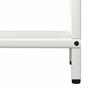 Rastrelliera per Legna da Ardere Bianca 40x25x120 cm 864300