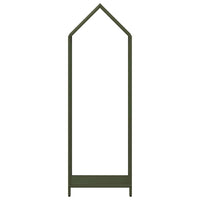 Rastrelliera per Legna da Ardere Verde Oliva 40x25x120 cm 864302