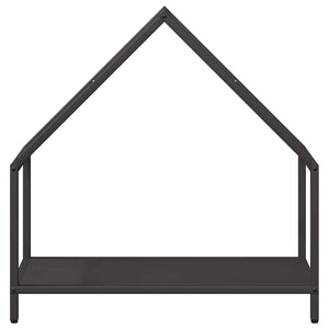 Rastrelliera per Legna da Ardere-Portalegna Nera 60x25x60 cm