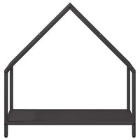 Rastrelliera per Legna da Ardere Nera 60x25x60 cm 864303