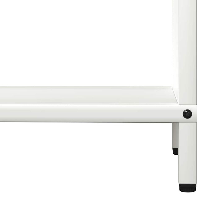 Rastrelliera per Legna da Ardere Bianca 60x25x60 cm 864304