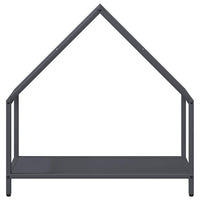 Rastrelliera per Legna da Ardere Antracite 60x25x60 cm 864305