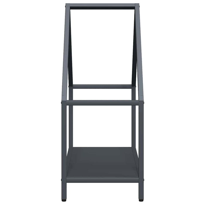 Rastrelliera per Legna da Ardere Antracite 60x25x60 cm 864305