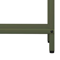 Rastrelliera per Legna da Ardere Verde Oliva 60x25x60 cm 864306