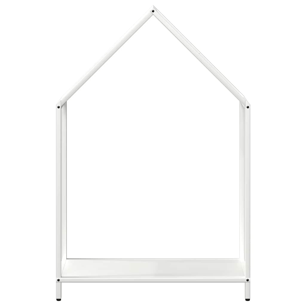 vidaXL Rastrelliera per Legna da Ardere Bianca 60x25x90 cm