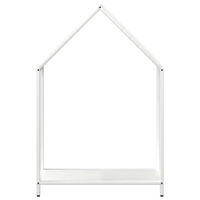 Rastrelliera per Legna da Ardere Bianca 60x25x90 cm 864308