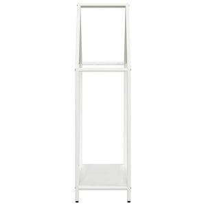 Rastrelliera per Legna da Ardere-Portalegna Bianca 60x25x90 cm