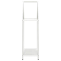 Rastrelliera per Legna da Ardere Bianca 60x25x90 cm 864308