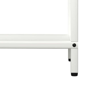 vidaXL Rastrelliera per Legna da Ardere Bianca 60x25x90 cm