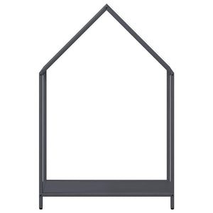 Rastrelliera per Legna da Ardere Antracite 60x25x90 cm 864309