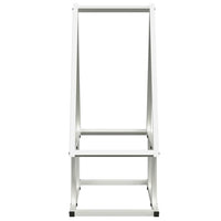 Rastrelliera per Legna da Ardere Bianca 50x25x60 cm 864312