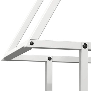 Rastrelliera per Legna da Ardere-Portalegna Bianca 50x25x60 cm