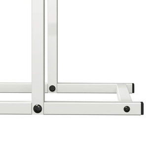 Rastrelliera per Legna da Ardere-Portalegna Bianca 50x25x60 cm