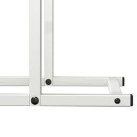 Rastrelliera per Legna da Ardere Bianca 50x25x60 cm 864312