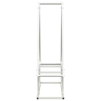 Rastrelliera per Legna da Ardere Bianca 80x25x90 cm 864316