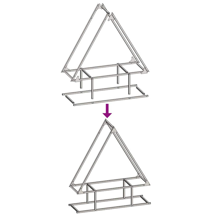 vidaXL Rastrelliera per Legna da Ardere Bianca 80x25x90 cm