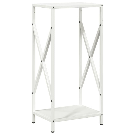 vidaXL Rastrelliera per Legna da Ardere Bianca 34x25x70 cm