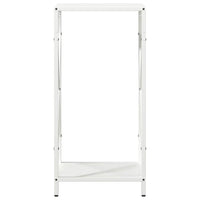 Rastrelliera per Legna da Ardere Bianca 34x25x70 cm 864320