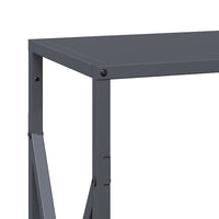 vidaXL Rastrelliera per Legna da Ardere Antracite 34x25x70 cm