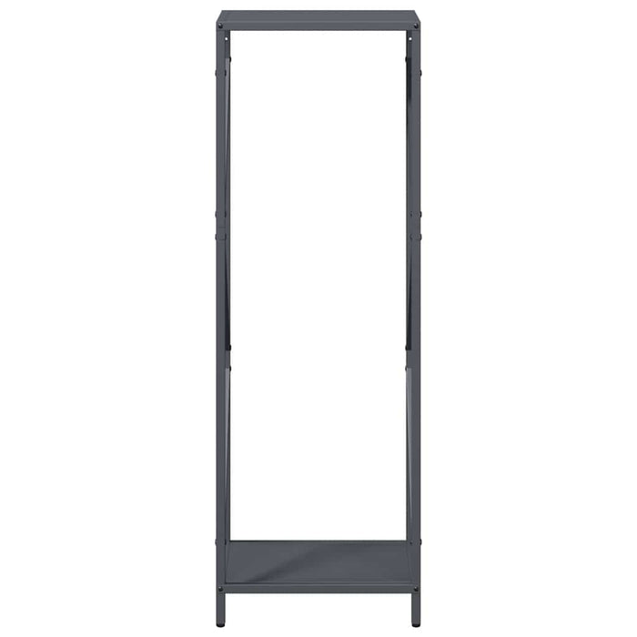 Rastrelliera per Legna da Ardere Antracite 34x25x100 cm 864325