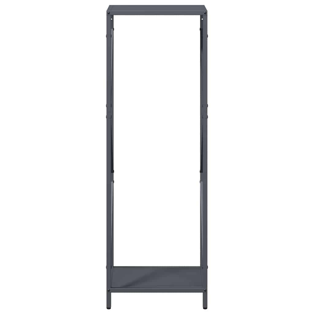 Rastrelliera per Legna da Ardere-Portalegna Antracite 34x25x100 cm