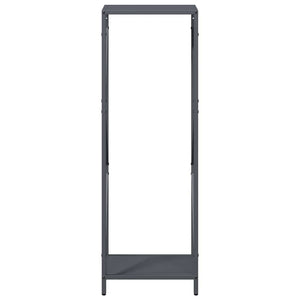 Rastrelliera per Legna da Ardere-Portalegna Antracite 34x25x100 cm