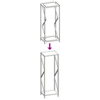 Rastrelliera per Legna da Ardere Verde Oliva 34x25x100 cm