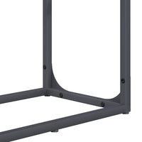 vidaXL Rastrelliera per Legna da Ardere Antracite 60x25x100 cm