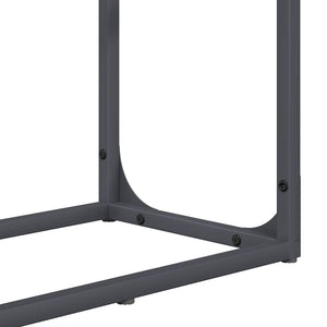 vidaXL Rastrelliera per Legna da Ardere Antracite 60x25x100 cm