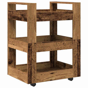 Carrello da Cucina-Scaffale per Cucina Legno di quercia 60 x 45 x 80 cm