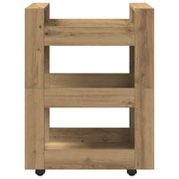 Carrello da Cucina-Scaffale per Cucina Rovere artigianale 60 x 45 x 80 cm 519597