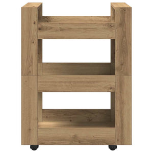 Carrello da Cucina-Scaffale per Cucina Rovere artigianale 60 x 45 x 80 cm 519597