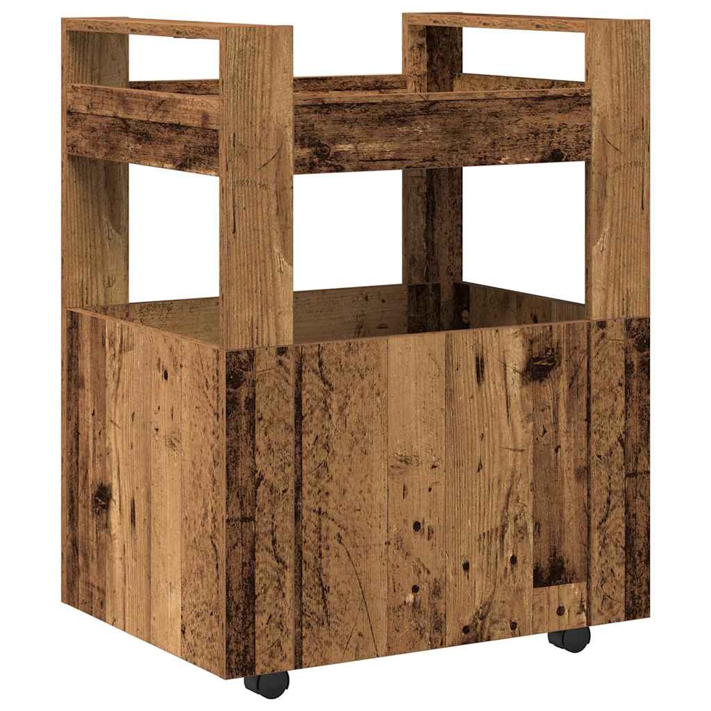 Carrello da Cucina-Scaffale per Cucina Legno vecchio 60 x 45 x 80 cm