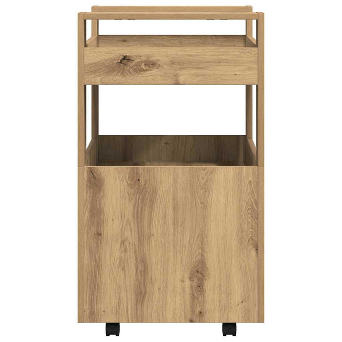Carrello da Cucina rovere artigianale 60 x 45 x 80 cm 862121