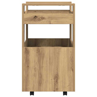 Carrello da Cucina-Scaffale per Cucina rovere artigianale 60 x 45 x 80 cm 672388