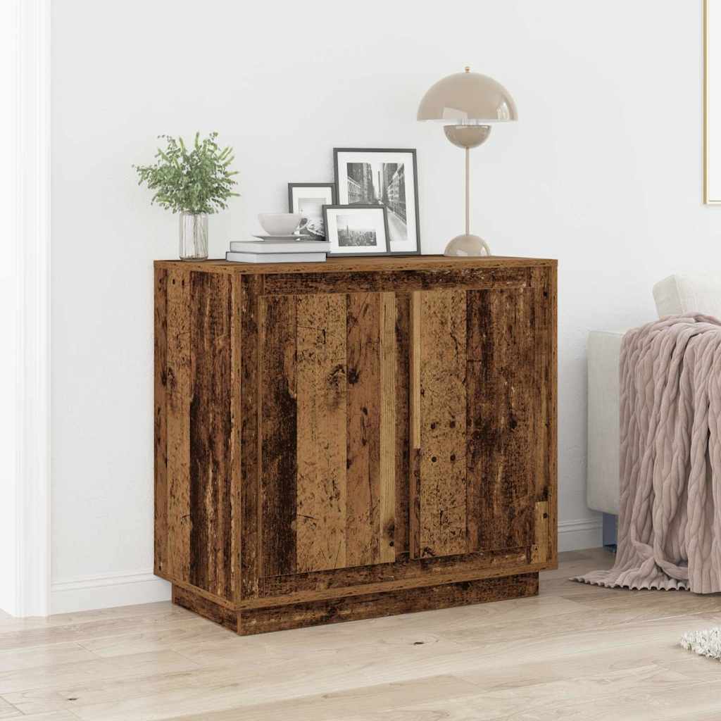Credenza-Buffet-Armadio da cucina Legno vecchio 80 x 40 x 75 cm Legno multistrato 619746