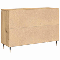 Credenza con cassetto rovere artigianale 101.5 x 35 x 70 cm 862146